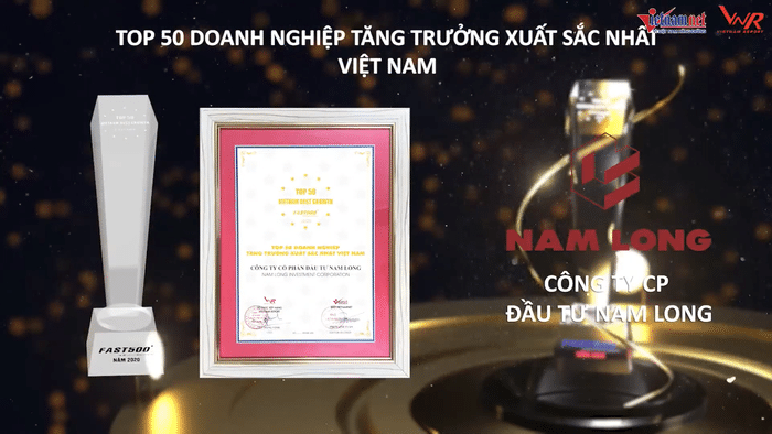 Nam Long vinh du nhan thuong cac giai quoc te - Nam Long được vinh danh loạt giải thưởng quốc tế IPA 2020, Top FAST500, Top PROFIT500, Top 10 chủ đầu tư uy tín.