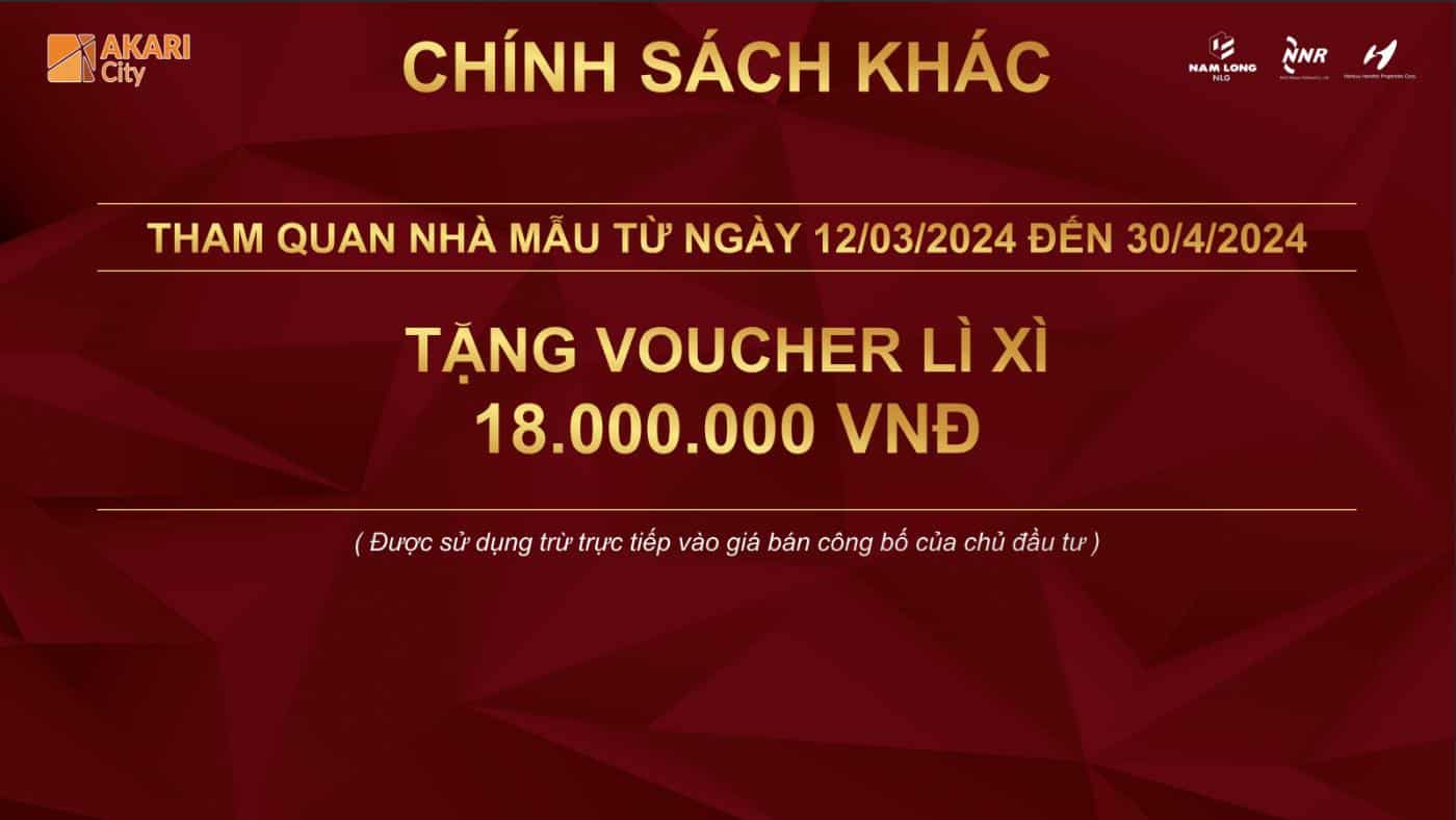 chinh sach uu dai du an can ho akari city nam long5 - DỰ ÁN CĂN HỘ AKARI CITY