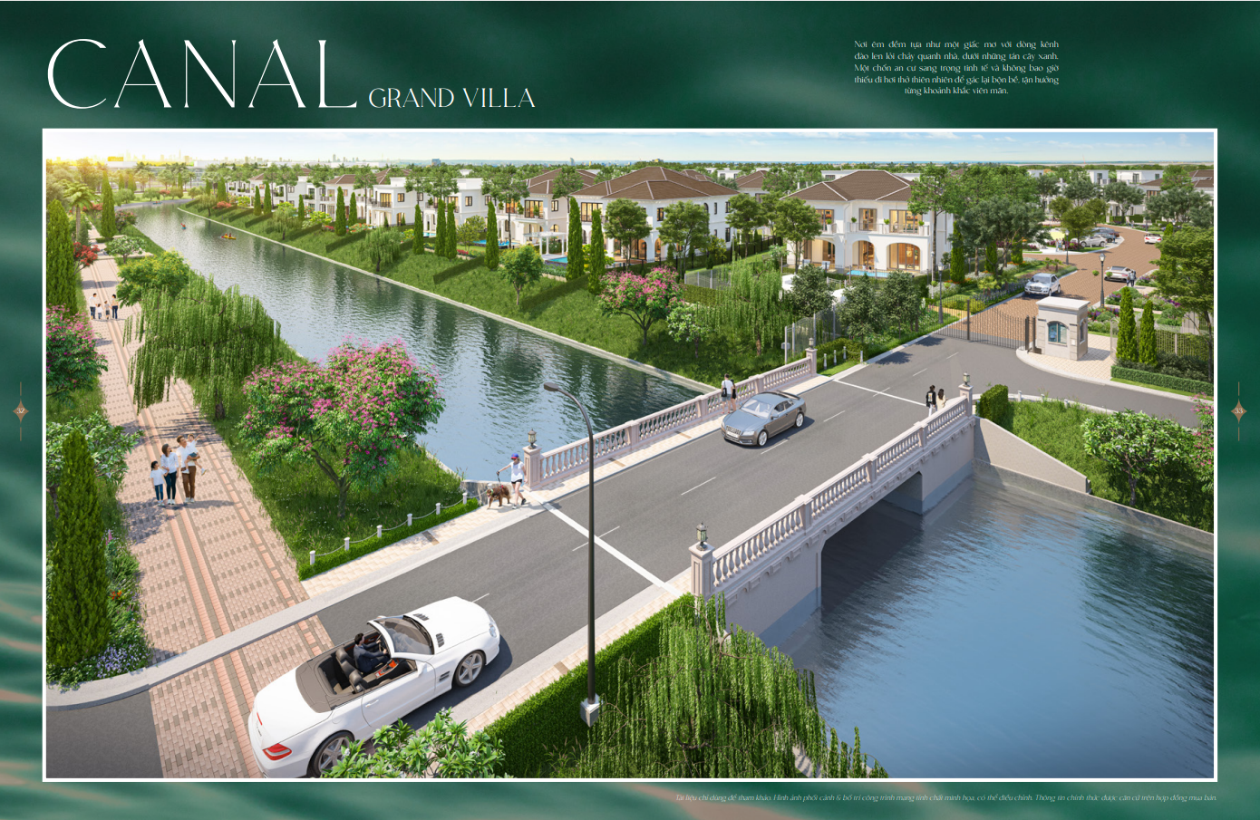 phoi canh canal grand villa central park - KHU ĐÔ THỊ NAM LONG WATERPOINT
