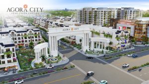 Cổng chào dự án agora city