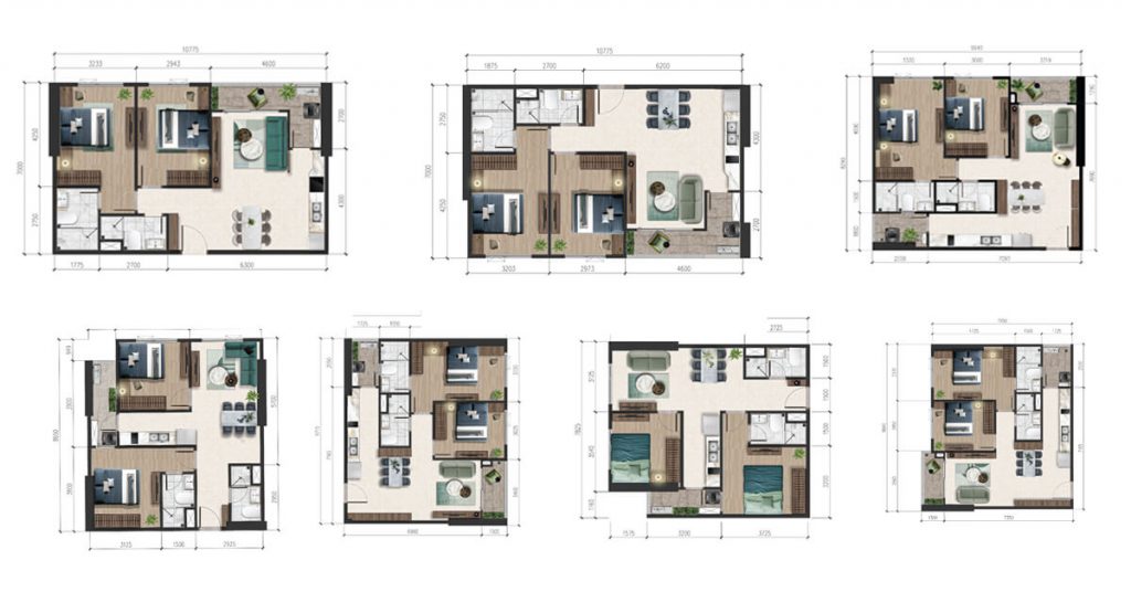 mặt bằng at saigon riverside