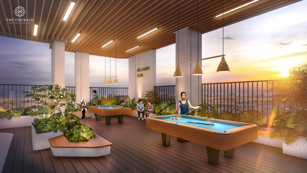 Tiện ích khối đế căn hộ The Emerald 68